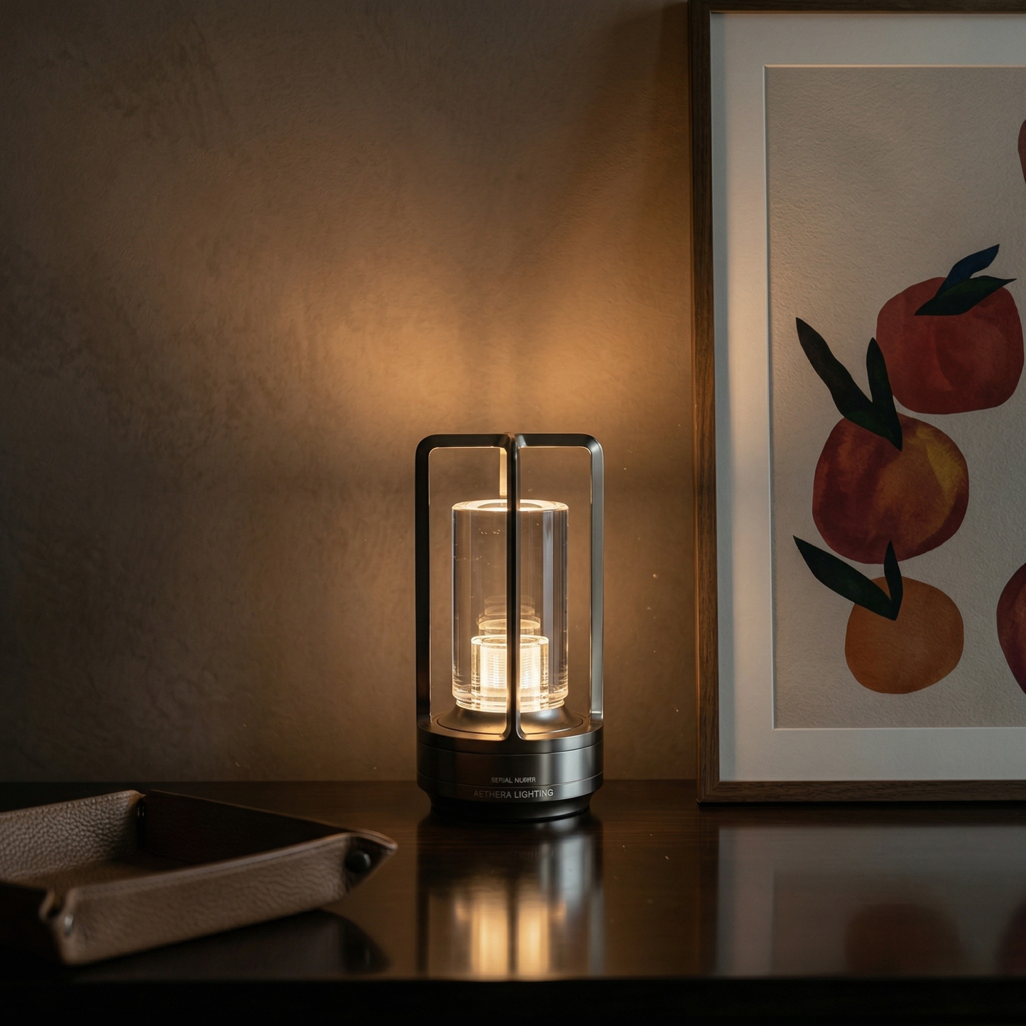 Křišťálová ambientní lucerna - Relaxační večery bez ostrého osvětlení