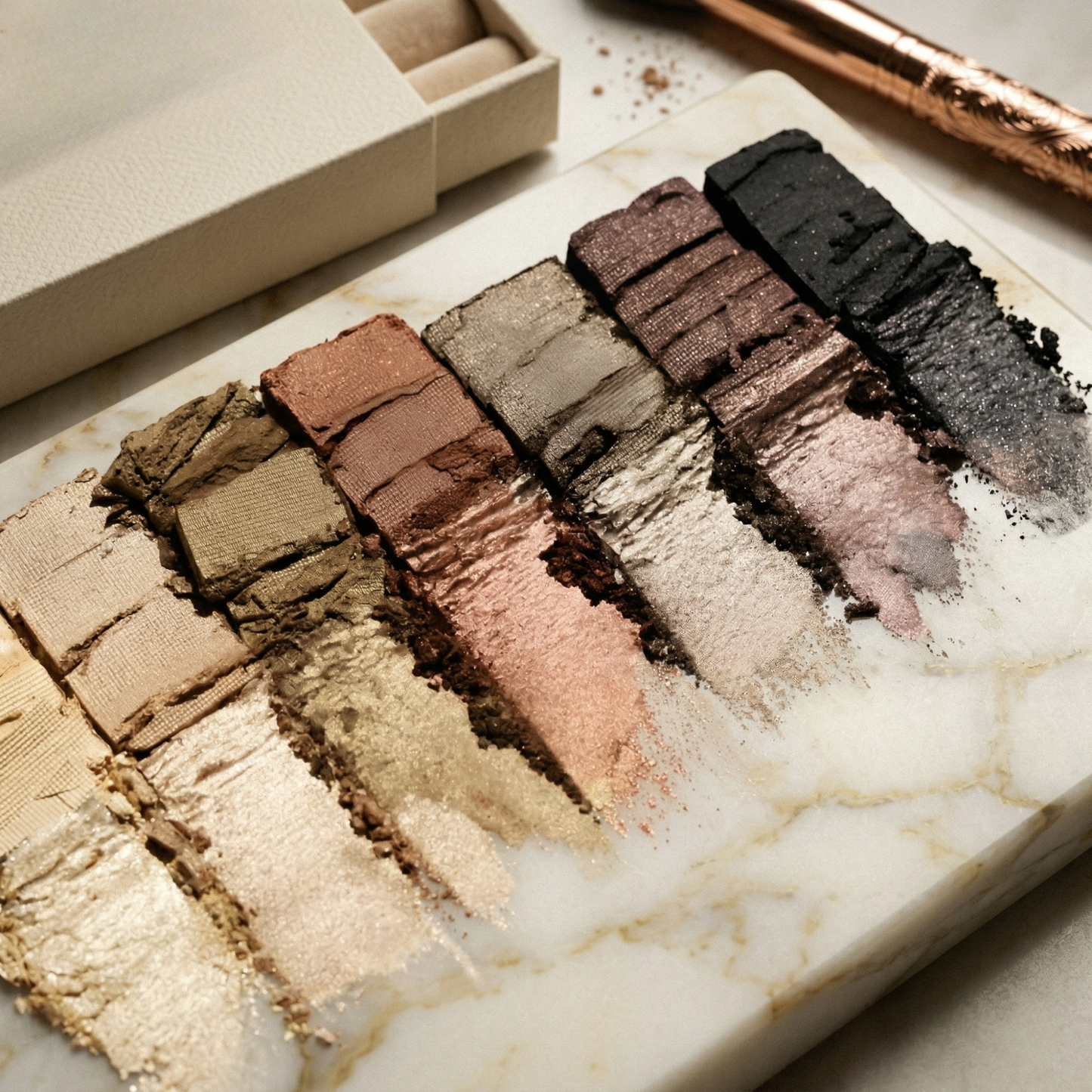 Pudder til hårrodstouch-up, jævn hårfarve uden rodede sprays