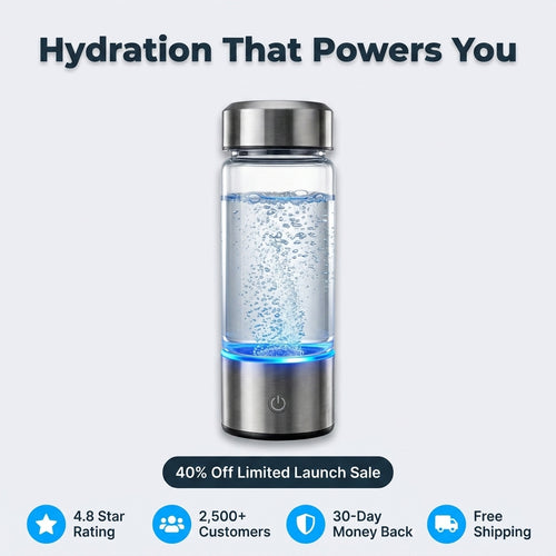PureAqua™ - Advanced Electrolysis Bottle for Consistent Hydration