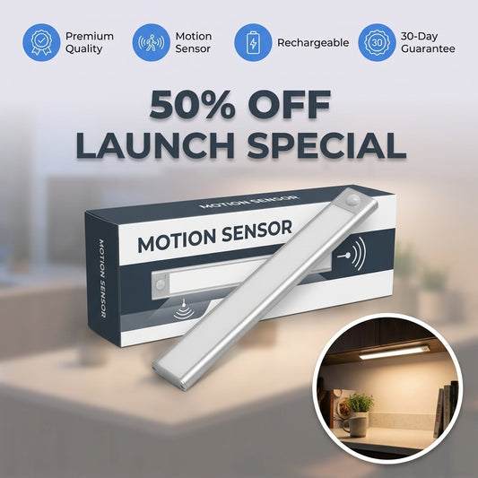 Svetelný panel s pohybovým senzorom - Automatické osvetlenie bez použitia rúk do každej miestnosti