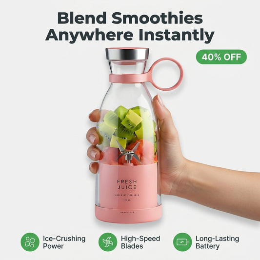 Portable Smoothie Blender — Fresh Blends Made Anywhere In Seconds