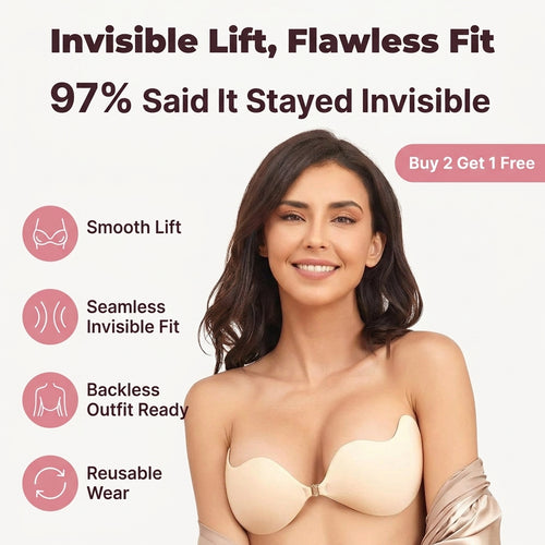 Push-up samolepicí vložky do podprsenky – okamžité zvednutí bez ramínek a kostic