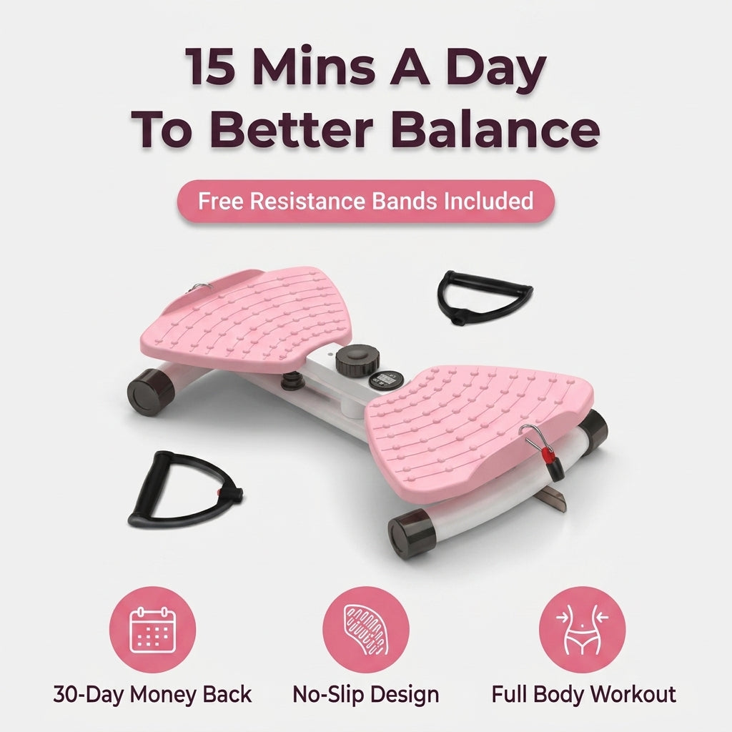 Twist Waist Fitness Machine - Strengthen Core Without Gym Workouts