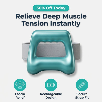 Heated Percussion Massager - Relieve Muscle Tension Without Expensive Massage Sessions