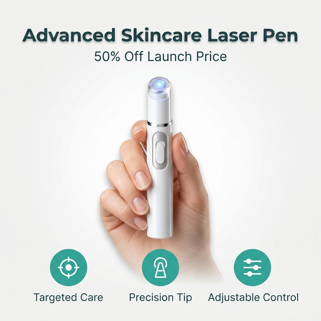 Laser Skin Tag Remover — Targets Spots, Tags & Blemishes From Home