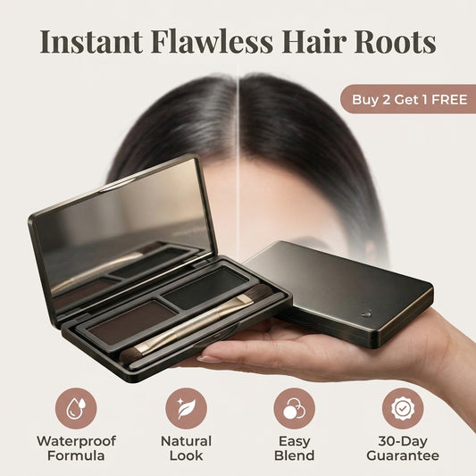 Hair Root Touch Up Powder, Even Looking Hair Color Without Messy Sprays