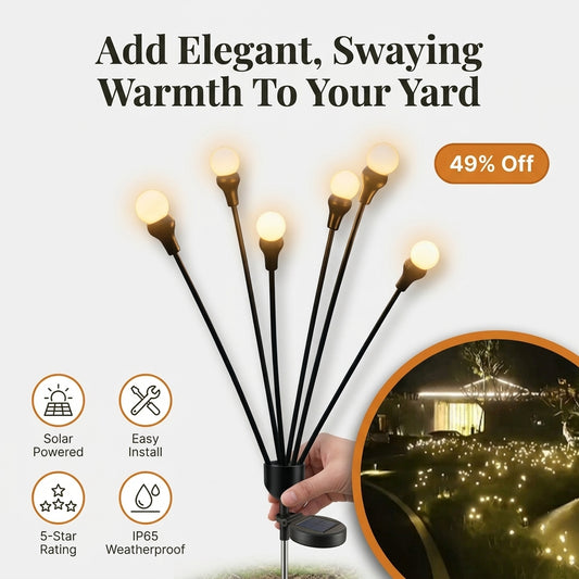 Solárne záhradné svetlá - Záhradné svetlo bez nepríjemného osvetlenia