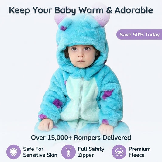 Kids Monster Onesie - Cozy All-Day Comfort