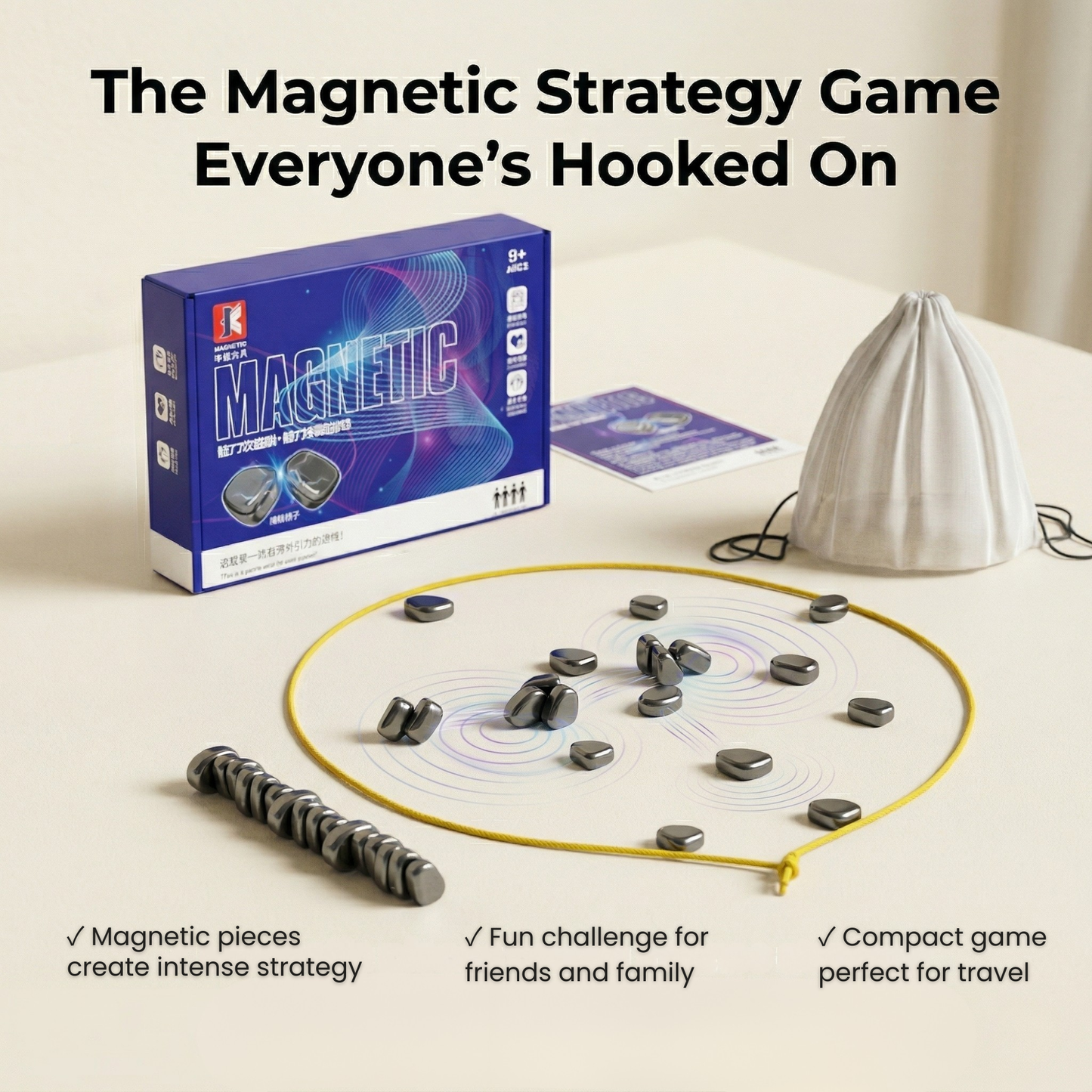 Magnetisk Strategispil - Spændende Leg Uden Komplicerede Regler