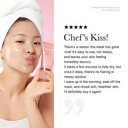 Noční kolagenová maska - Probuďte se s hladkou a odpočatou pletí