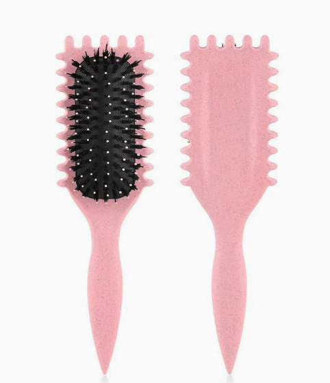 Anti-Frizz Curl Styling Brush — Defines Curls Without Frizz Or Pulling