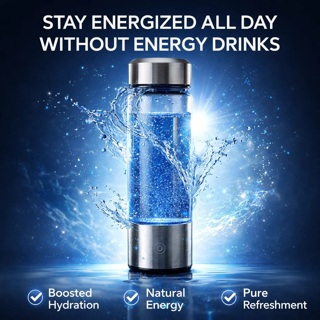 Láhev na vodu s vodíkem - Hydratace bez energetických nápojů