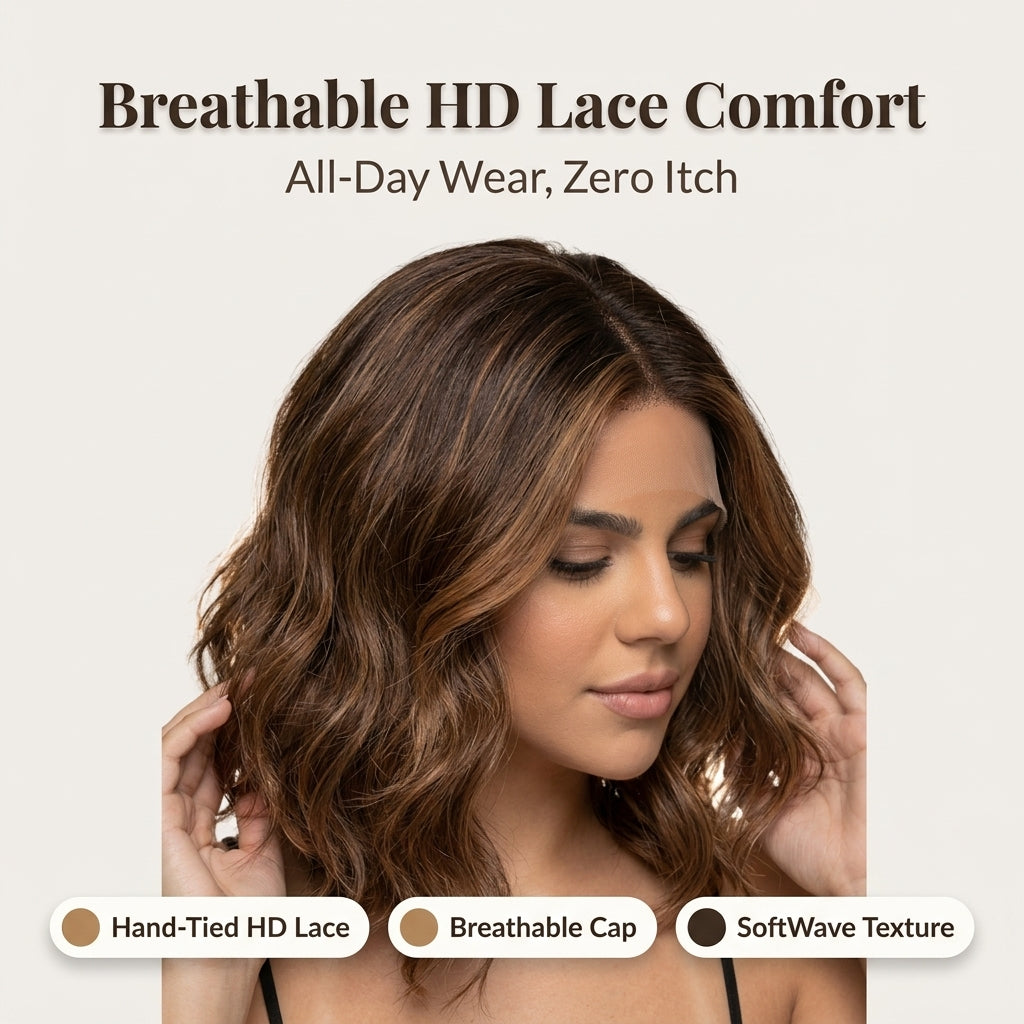 Natural Wavy Bob Wig - Natural Style Without Daily Hair Stress