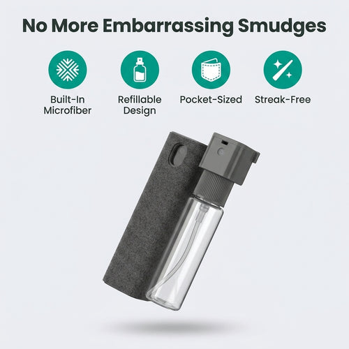 Portable Screen Cleaner - Clear Screens Without Carrying Wipes