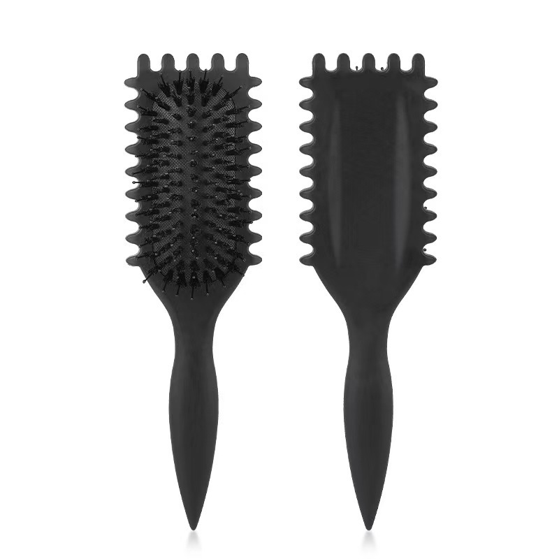 Anti-Frizz Curl Styling Brush — Defines Curls Without Frizz Or Pulling