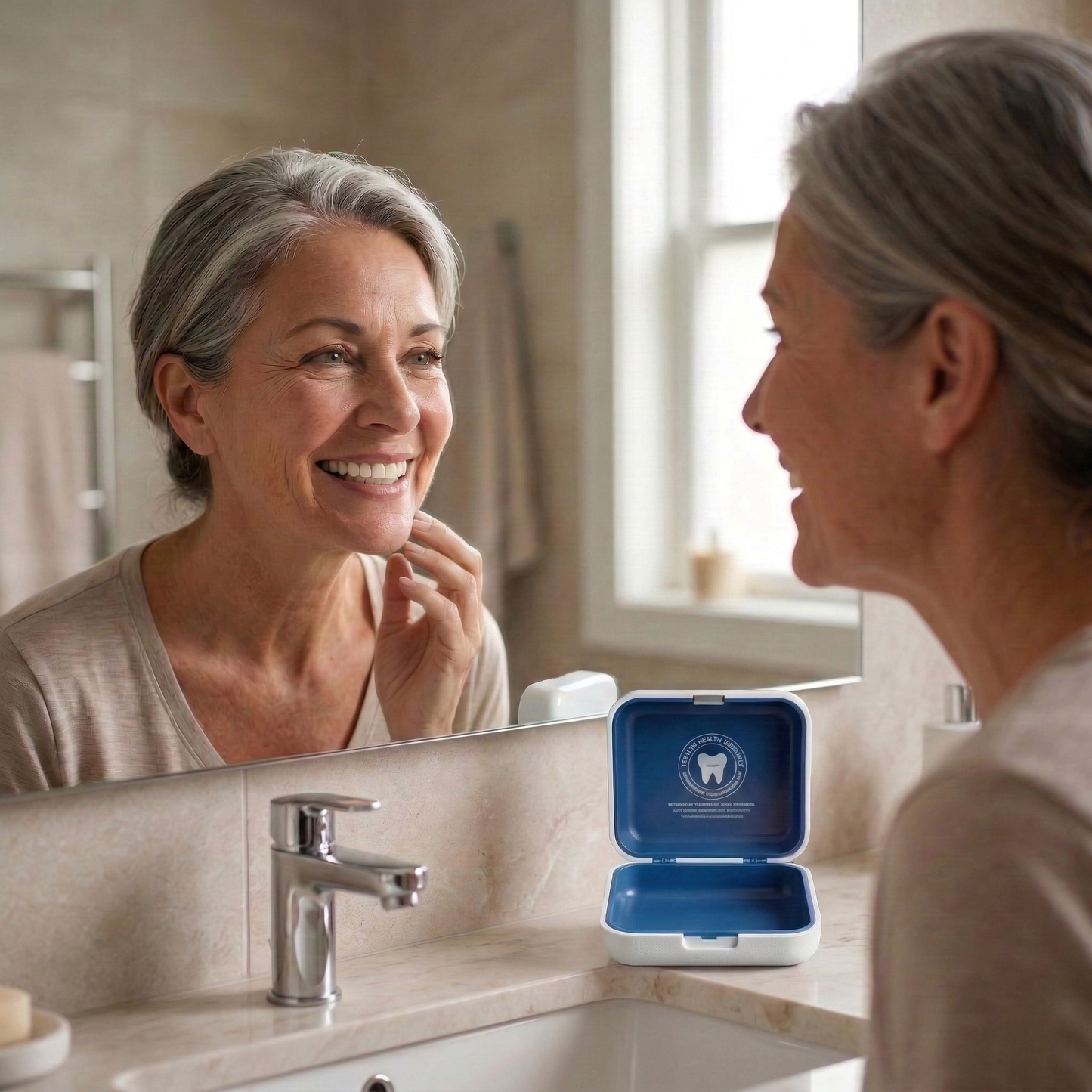 Zvykle tvarované zubní protézy - Sebevědomí bez volných protéz