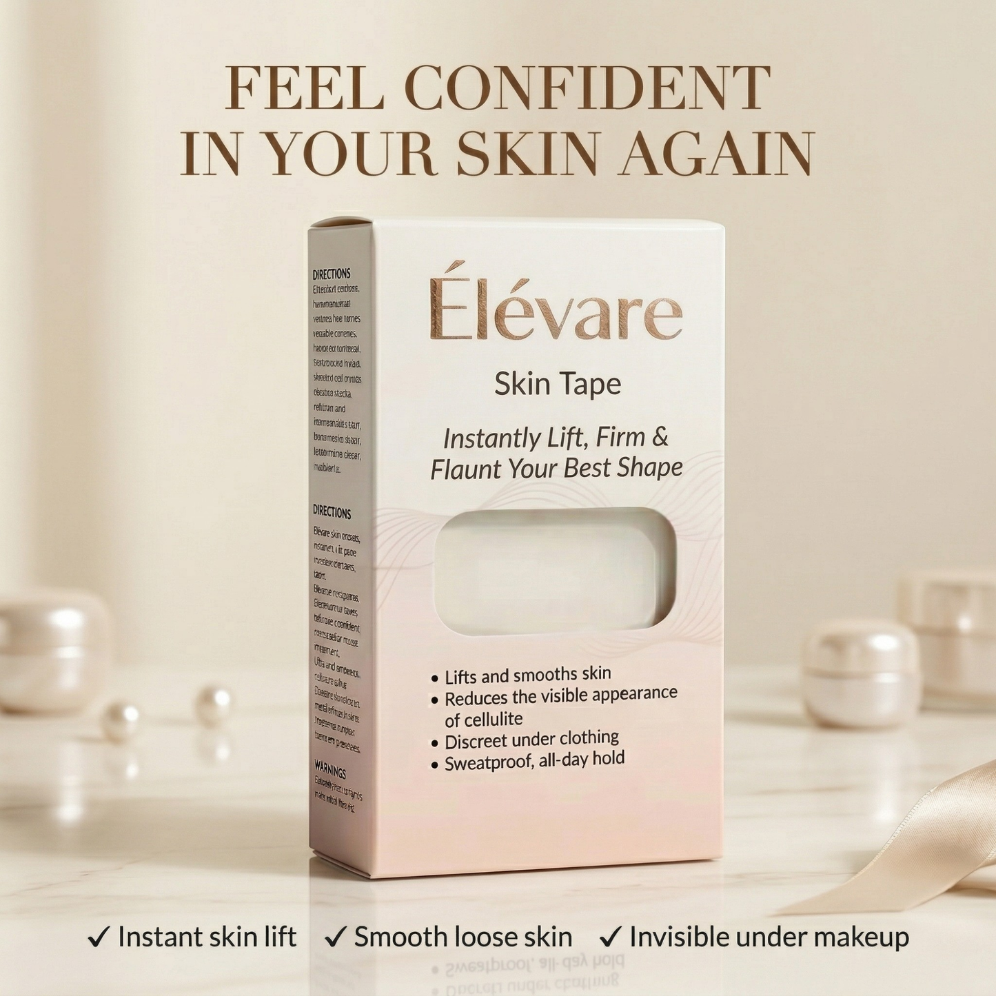 Páska na zpevnění pokožky - Znovu se cítit sebejistě ve své kůži bez skrývání povolené pokožky