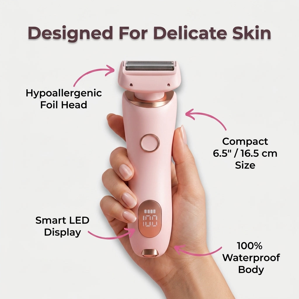 Electric Hair Removal Device - Smooth Skin Without Cuts From Shaving