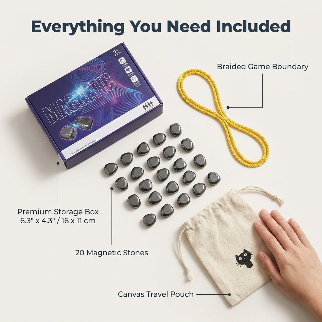 Jeu de société magnétique familial - Stratégie captivante pour un divertissement familial sans écran