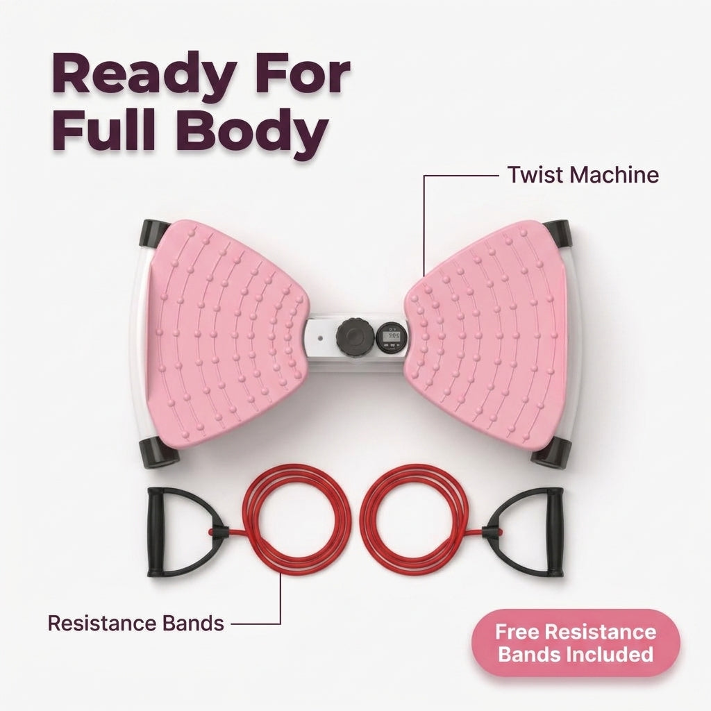 Twist Waist Fitness Machine - Strengthen Core Without Gym Workouts