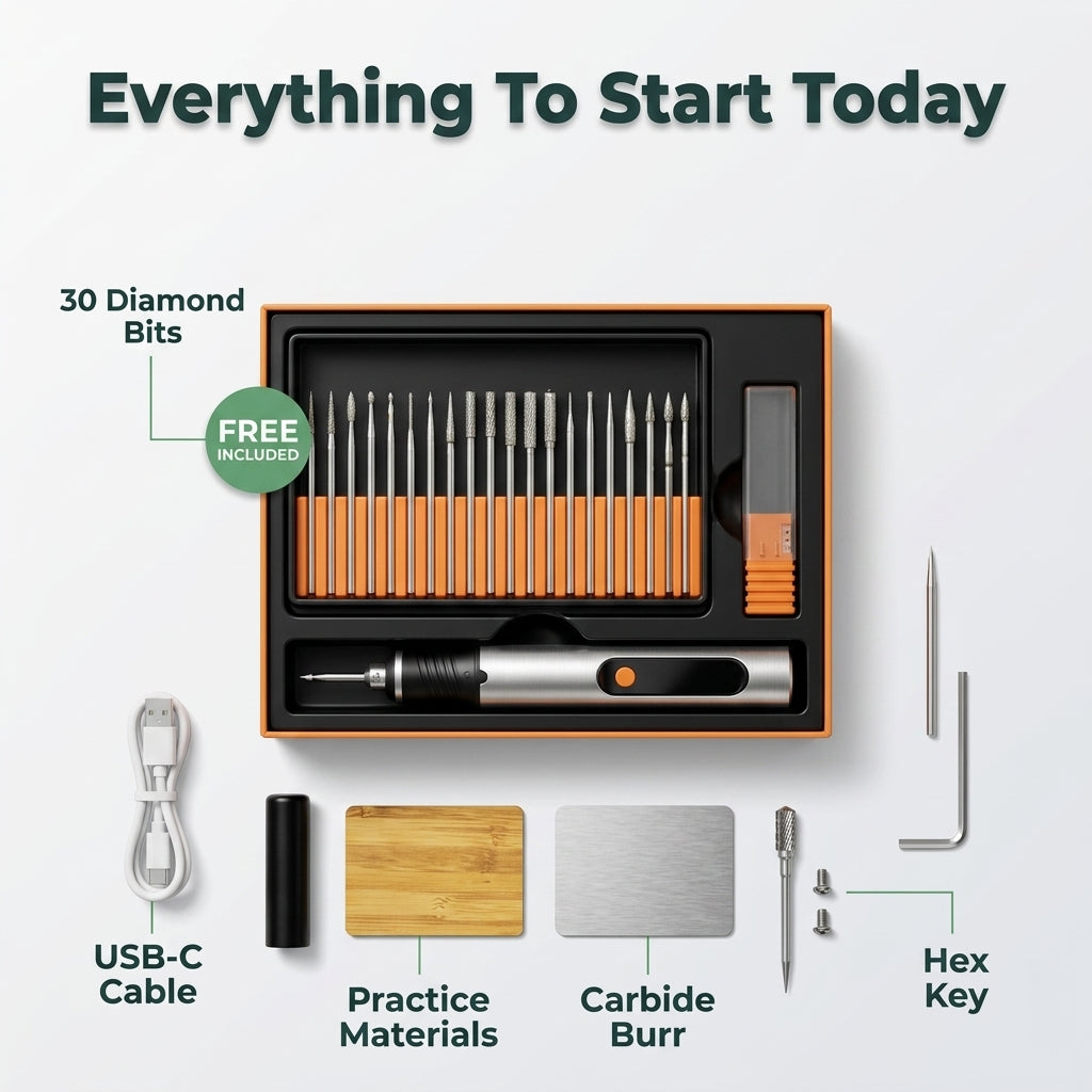 Electric Engraving Pen - Personalize Gifts Without Complex Tools