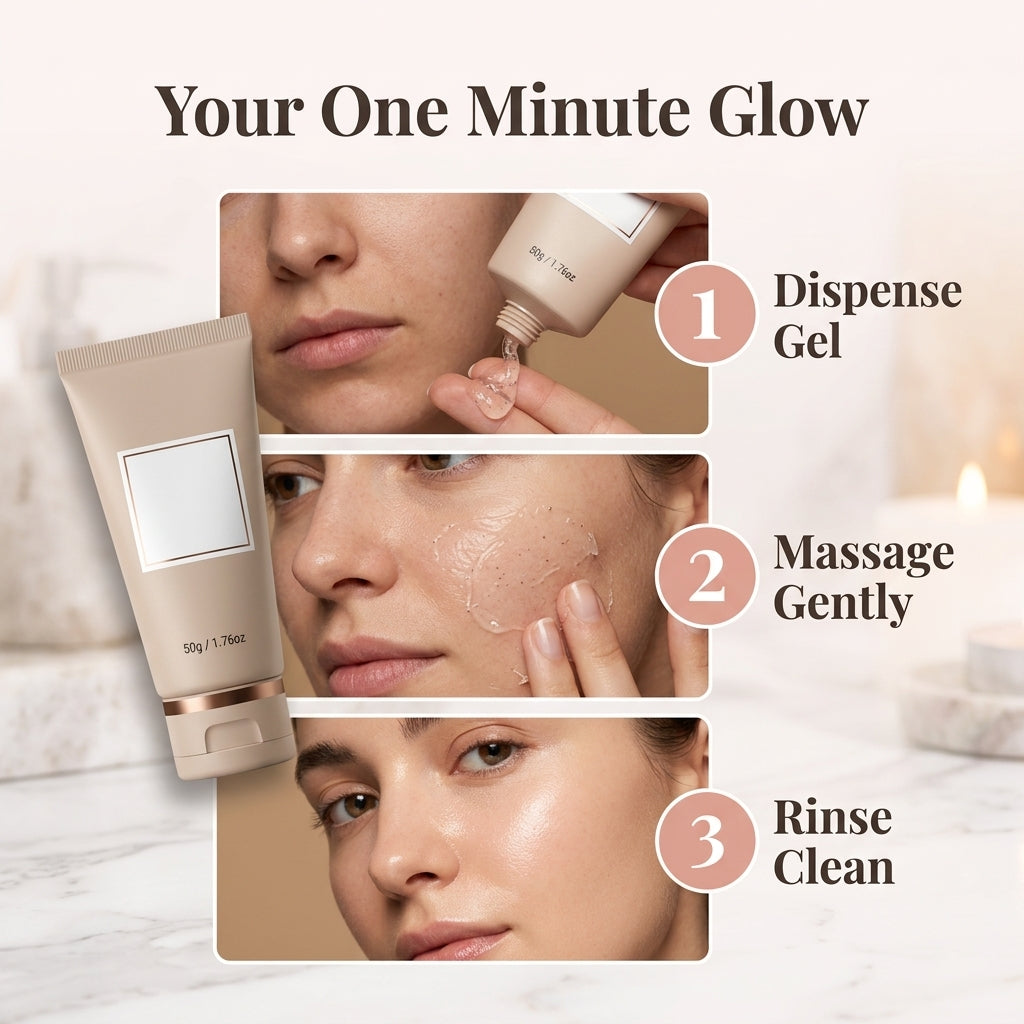 Exfoliační peelingový gel – hladká a zářivá pleť bez drsného tření
