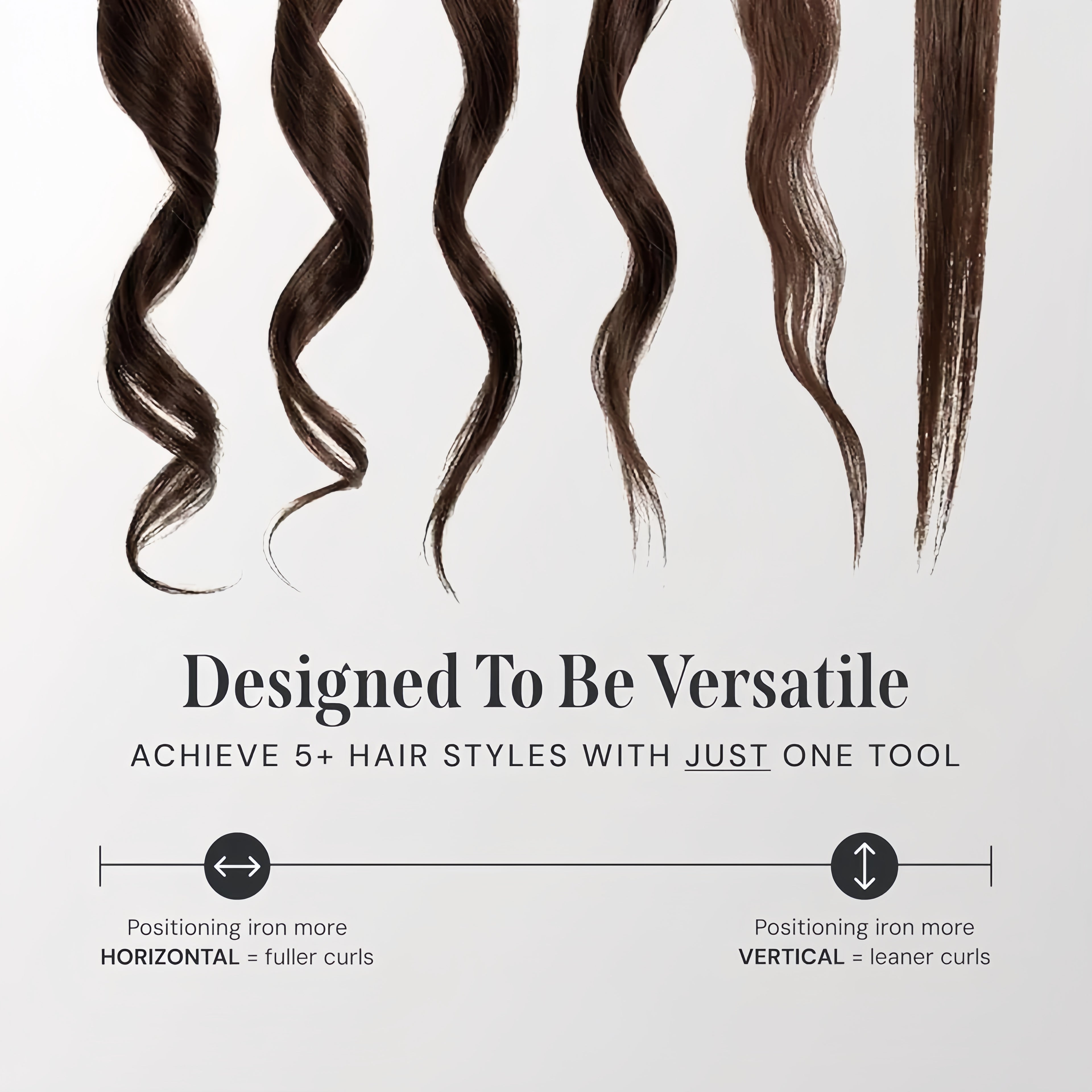 Lumivelle 2-in-1 Hair Straightener & Curler