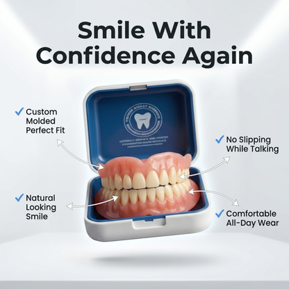 Custom Molded Dentures - Confidence Without Loose Dentures