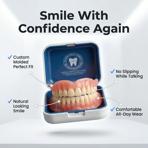 Custom Molded Dentures - Confidence Without Loose Dentures