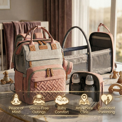 Sac à Langer - Un Endroit Organisé et Sûr pour Bébé Partout