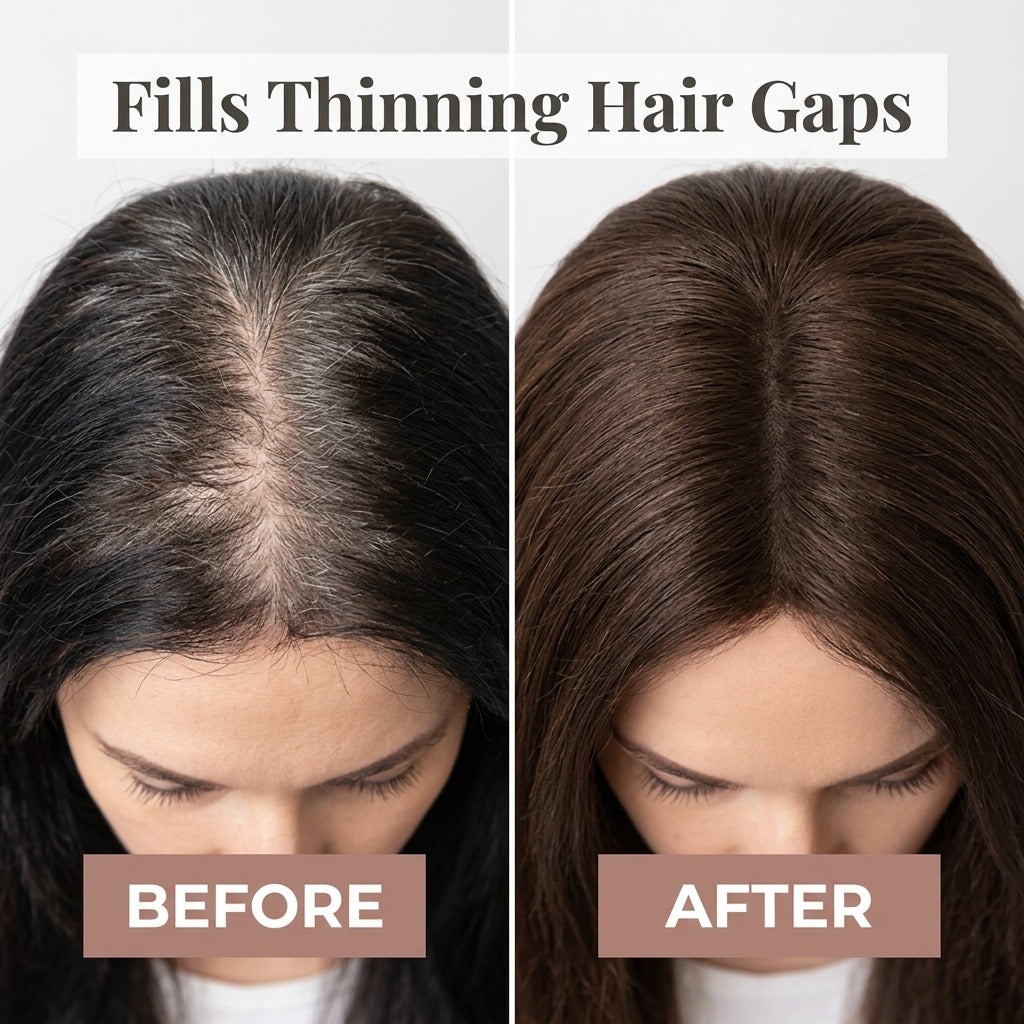 Hair Root Touch Up Powder, Even Looking Hair Color Without Messy Sprays