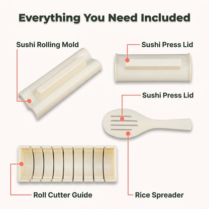Sushi Rolling Kit, Perfect Homemade Sushi Without Rolling Skill