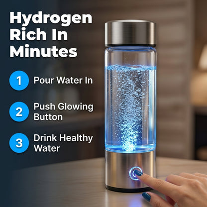 PureAqua™ - Advanced Electrolysis Bottle for Consistent Hydration
