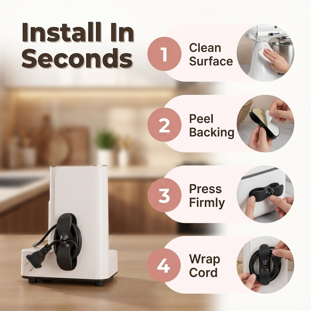 Appliance Cord Organizer — Tidy Spaces Without Tangled Cables