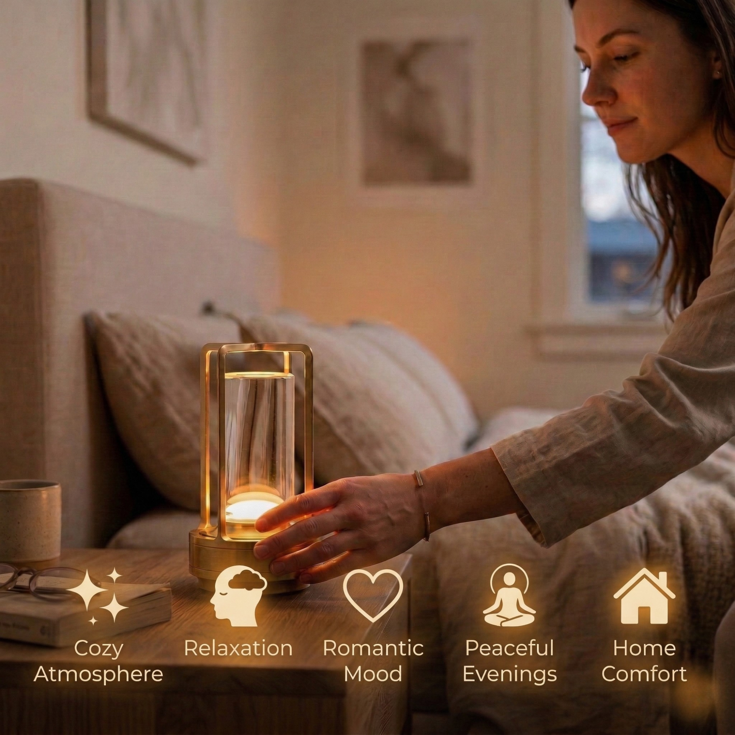 Krystal Ambient Lanterne - Afslappende aftener uden hårdt lys