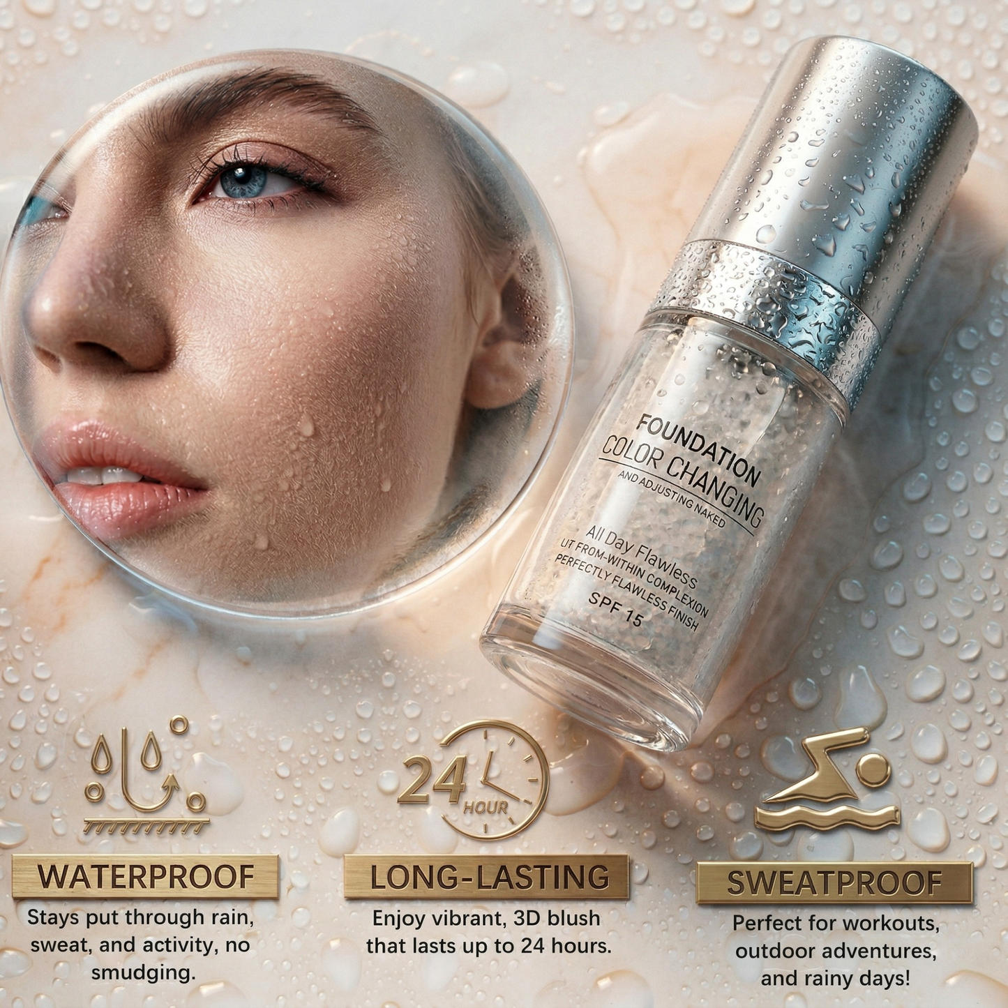 Fondotinta Correttore di Colore - Uniforma l'Incarnato Senza Indovinare la Tonalità