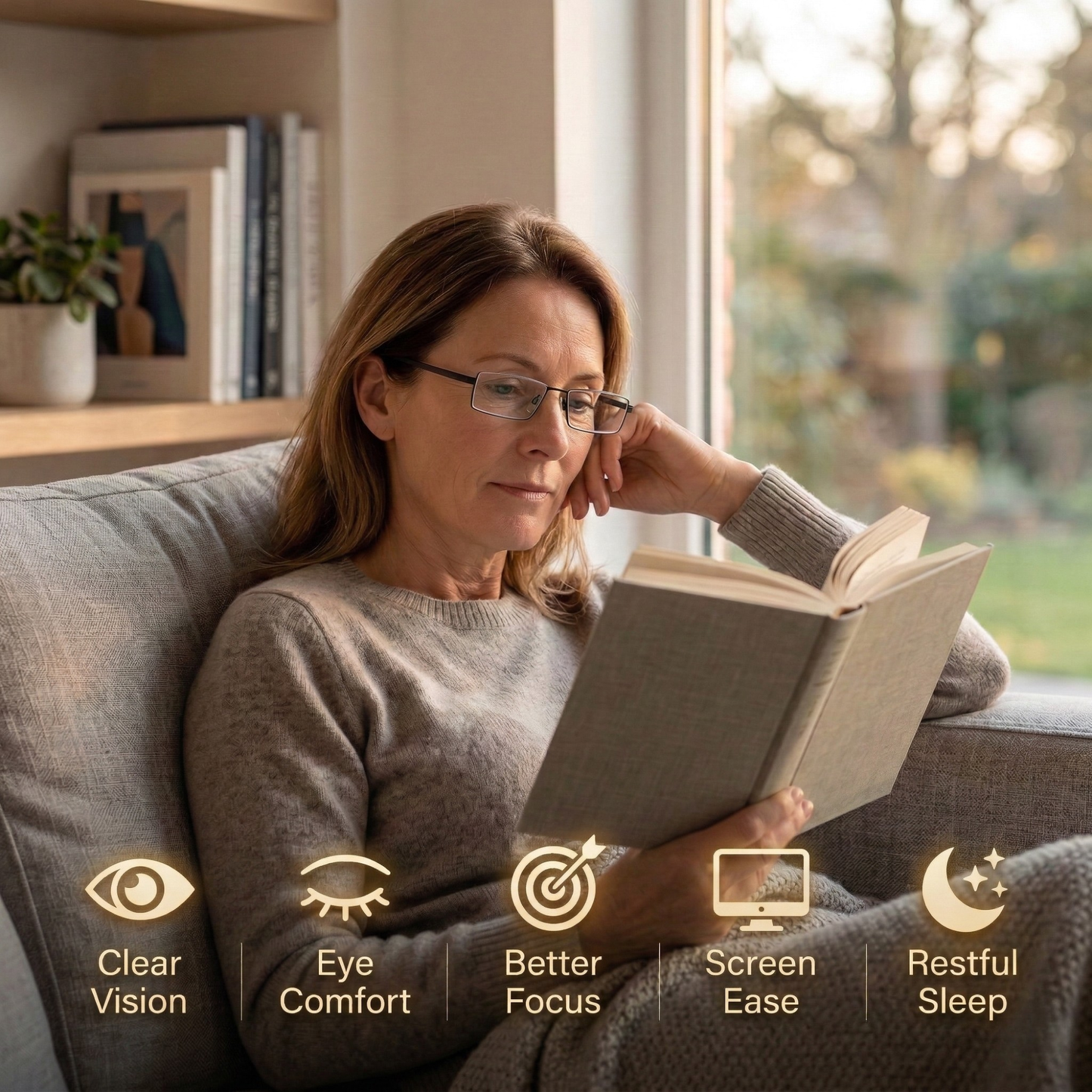 Occhiali intelligenti per la lettura - Leggi lo schermo senza affaticare gli occhi