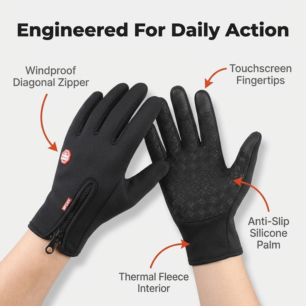 Water-Repellen - Keep Your Hands Warm Without Bulky Layers