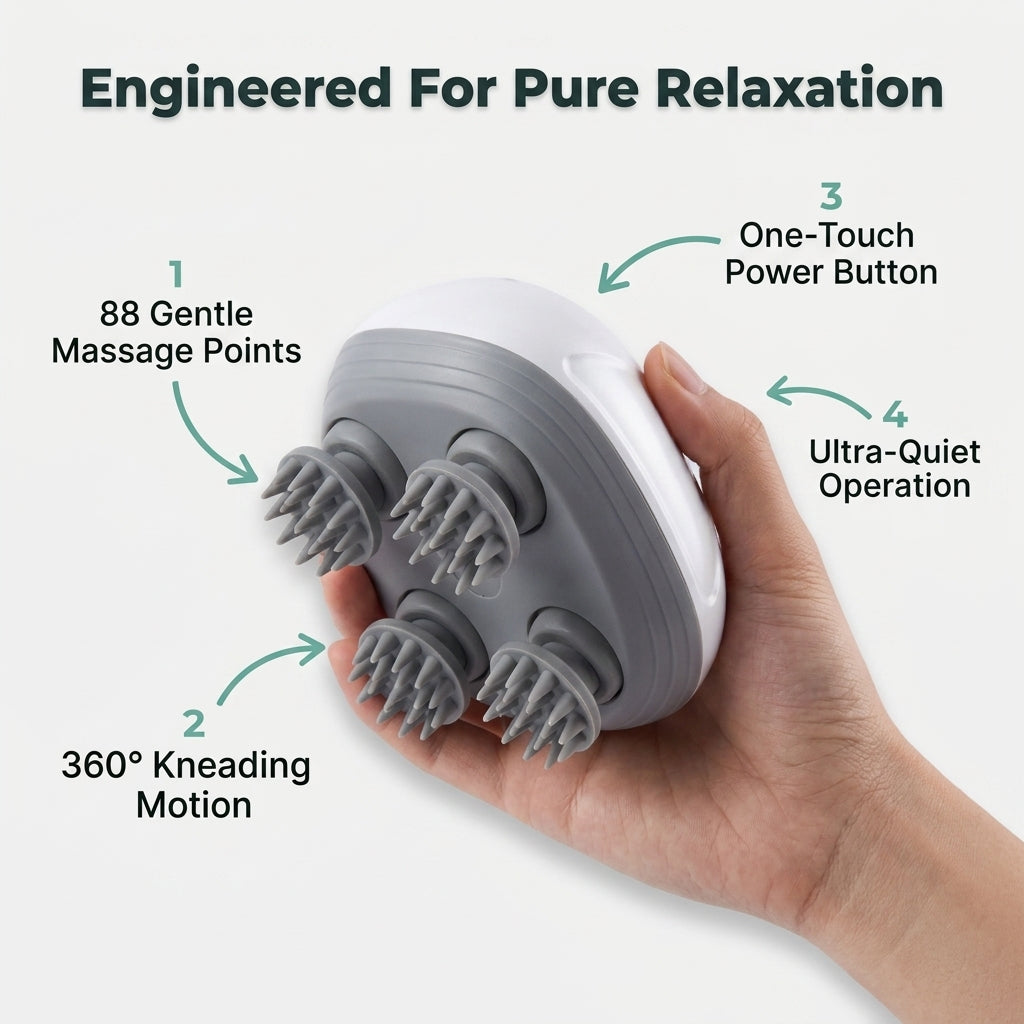 Cat Massage Grooming Brush — Calms Stress While Caring For Their Coat
