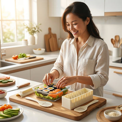 Sushi Rolling Kit, Perfect Homemade Sushi Without Rolling Skill