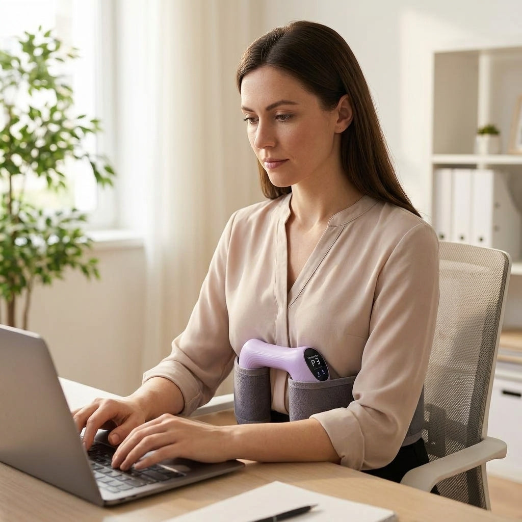 Vibračný pás na pás - Denná podpora zoštíhlenia bez náročných cvičení