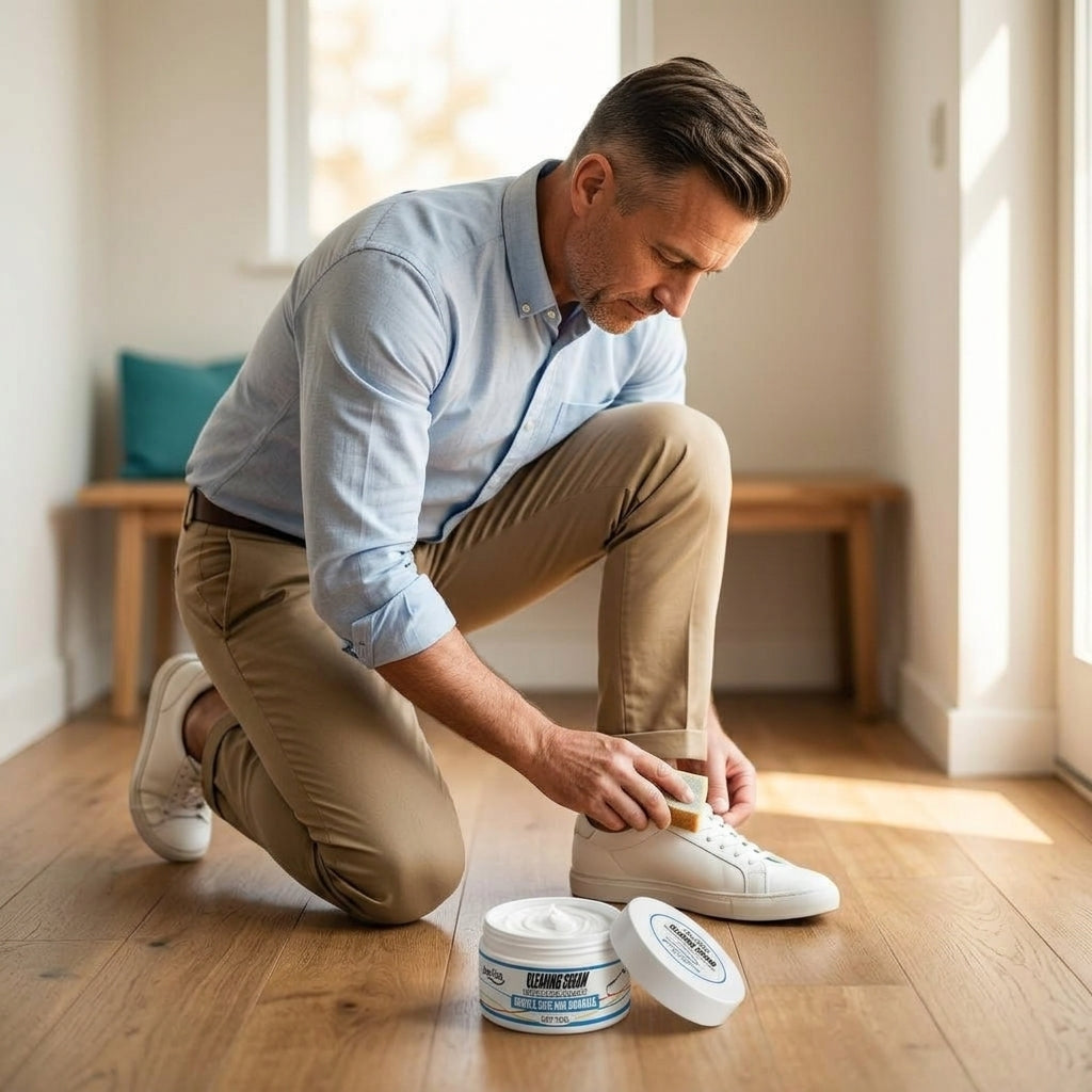 Gel Premium para Limpeza de Calçado — Deixa os Sapatos Sujos com Aspeto de Novos