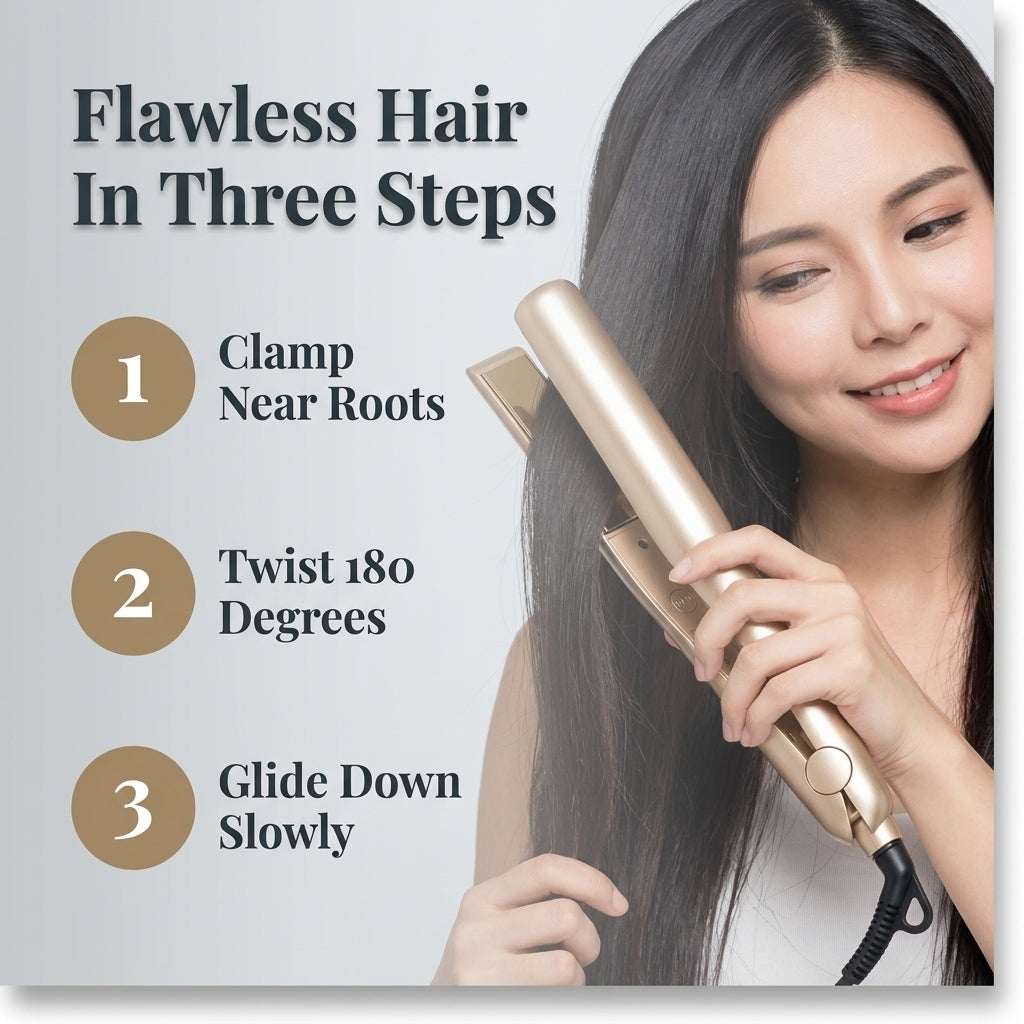 Lumivelle Piastra e Arricciacapelli 2-in-1