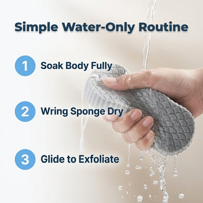 Exfoliating Sponge - Smooth Skin Without Harsh Scrubbing