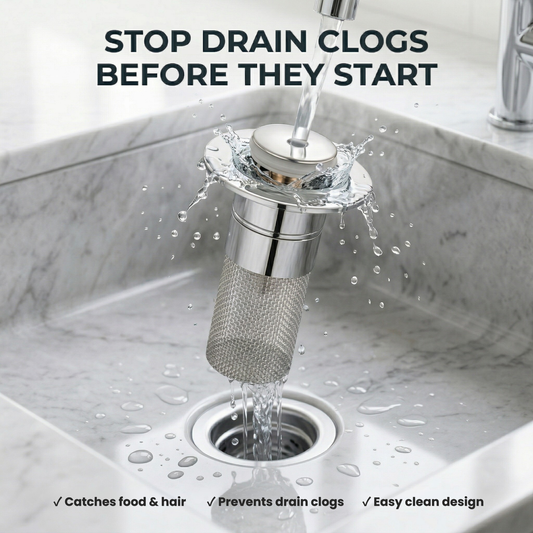 Zátka s filtrem do dřezu - Bezstarostné čištění bez neustálých ucpání odpadu