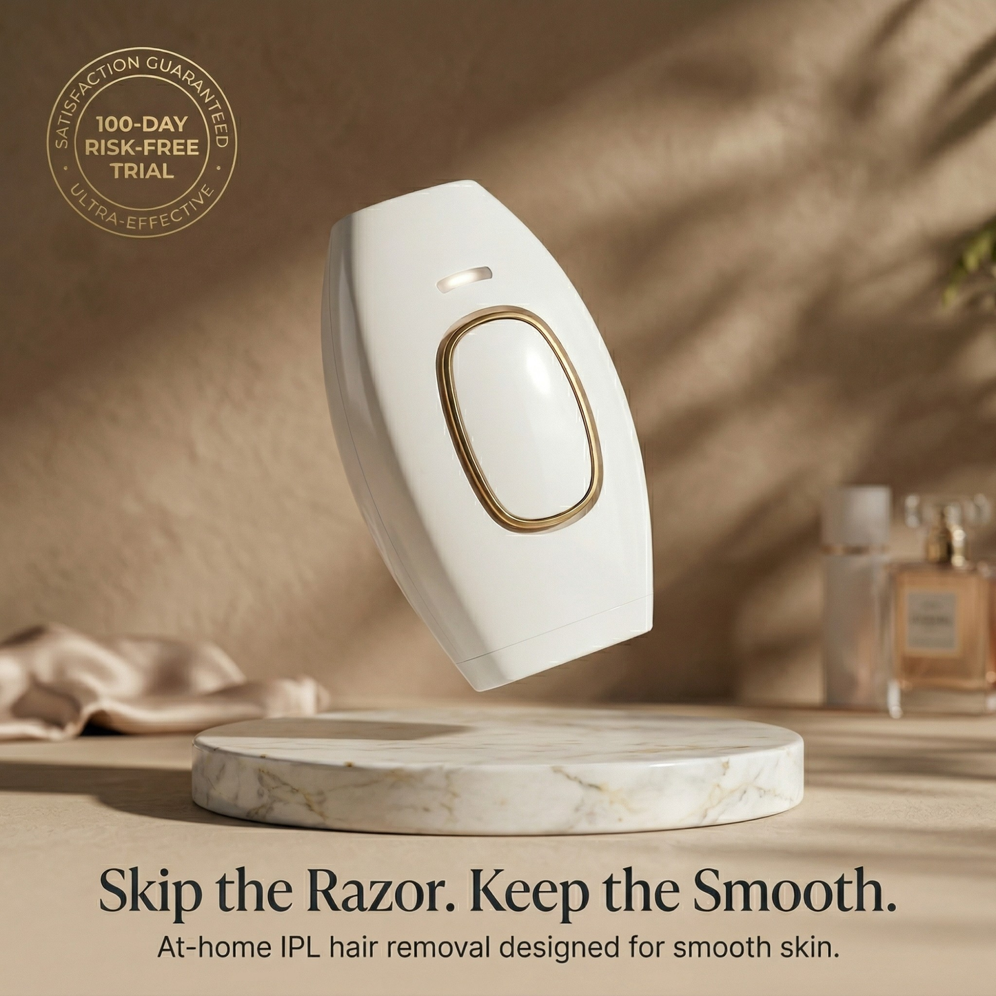 מכשיר הסרת שיער בלייזר - עור חלק בלי גילוח אינסופי