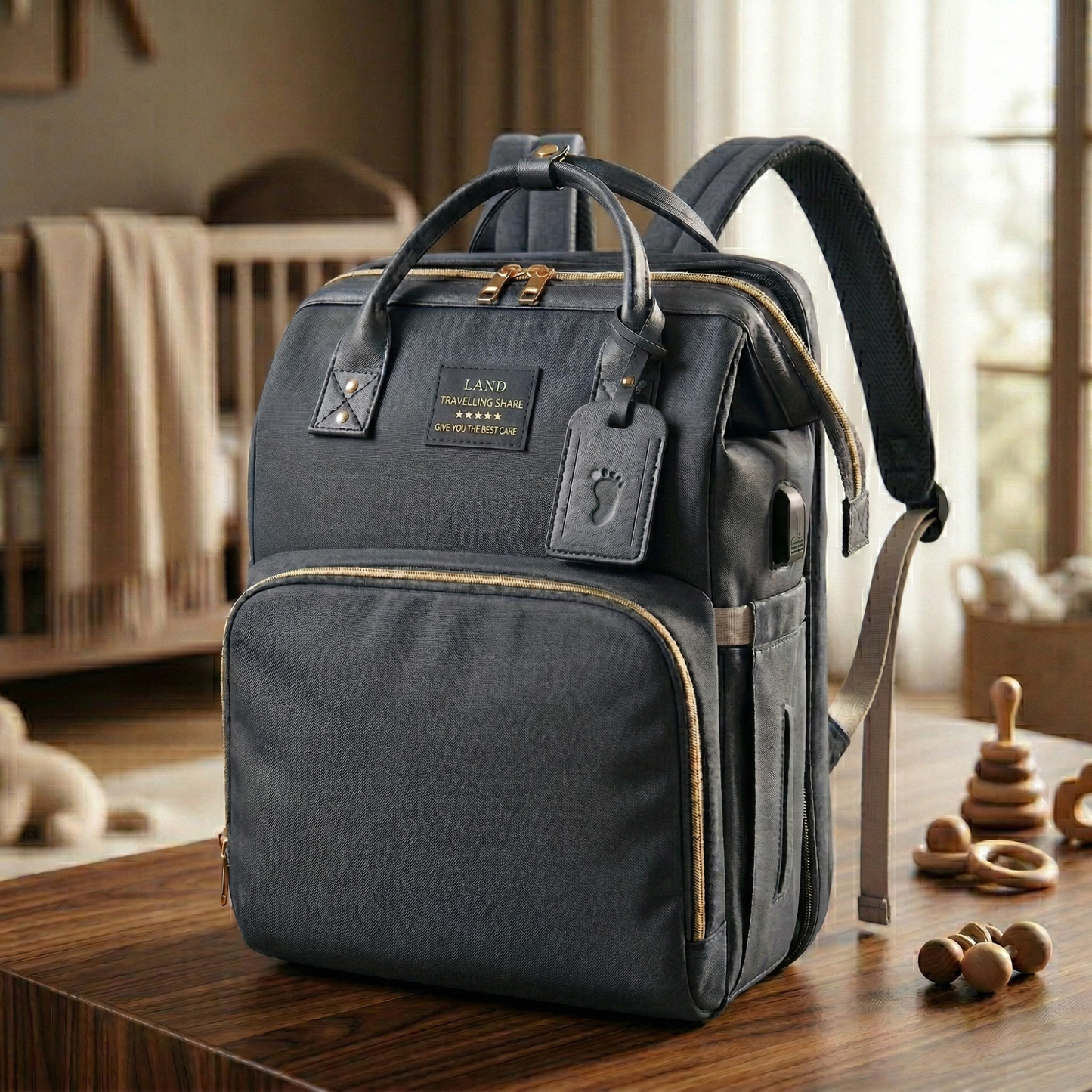 Sac à Langer - Un Endroit Organisé et Sûr pour Bébé Partout