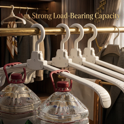 מתלה מתקפל עם סנפ - לתלות בגדים בלי למתוח את הצווארונים