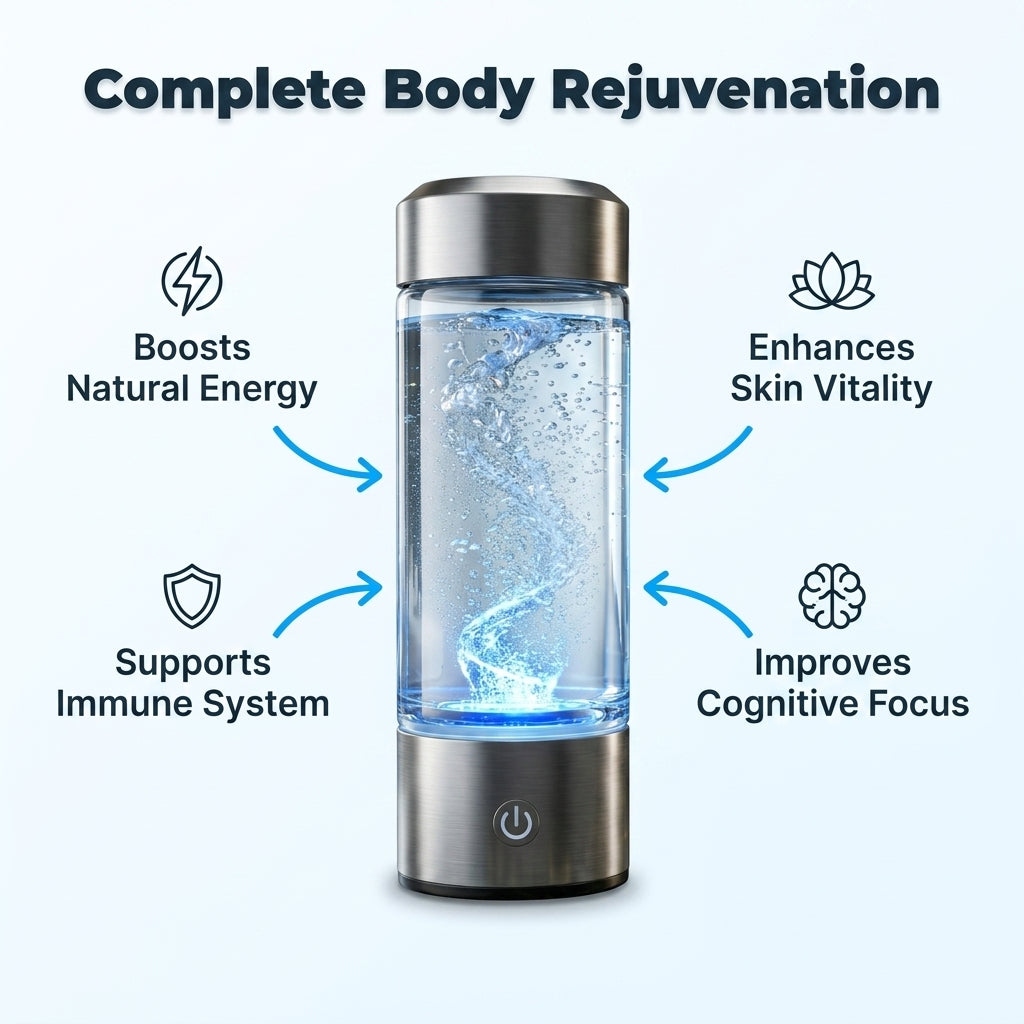 PureAqua™ - Advanced Electrolysis Bottle for Consistent Hydration