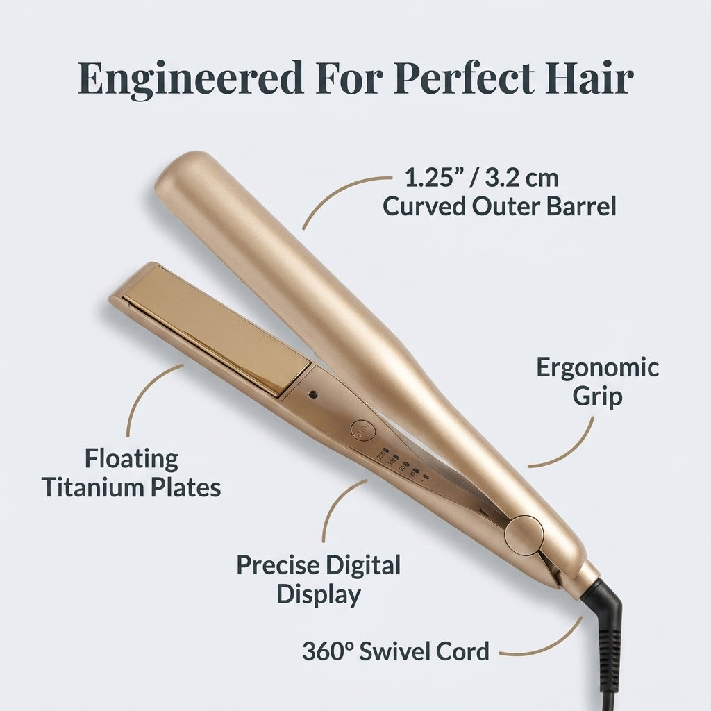 Lumivelle Piastra e Arricciacapelli 2-in-1